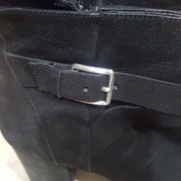 COLE HAAN Black Nubuck Booties - 8 1/2B - Picture 2 of 7